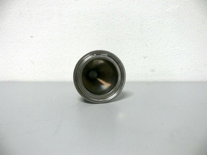 Used 316L Stainless Steel 1" to 2" OD Tapered Sanitary Fitting Converter Adapter