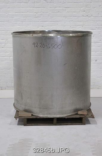 Used Bird 60 Pressure Screen Outer Basket with .062" Holes #32845