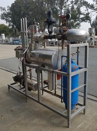 Used Heat Exchanger, Plate, 2,300 SF, 316 Stainless Steel, APV, HTST #C743296