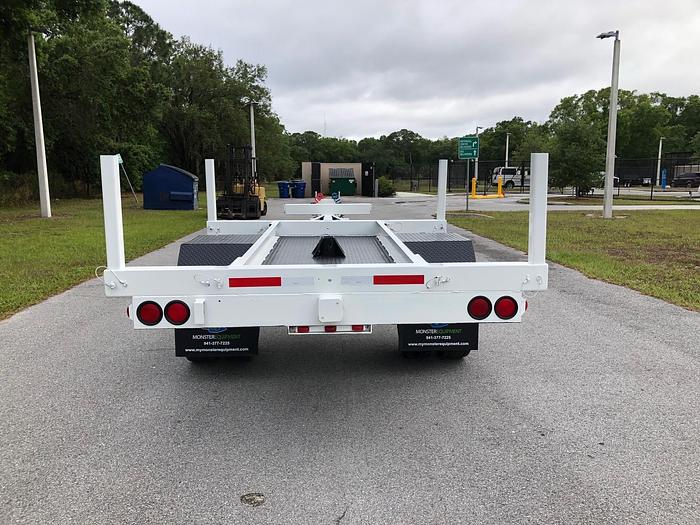 Used 2003 Reid's PT15 SA Extendable Pole Trailer AB - H14356