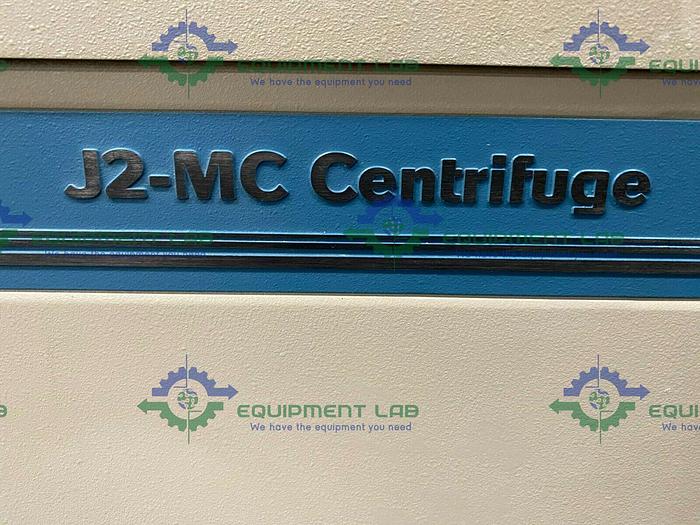 Used Beckman Coulter J2-MC Refrigerated Centrifuge w/ Piramoon FiberLite F8-4x1000y Rotor