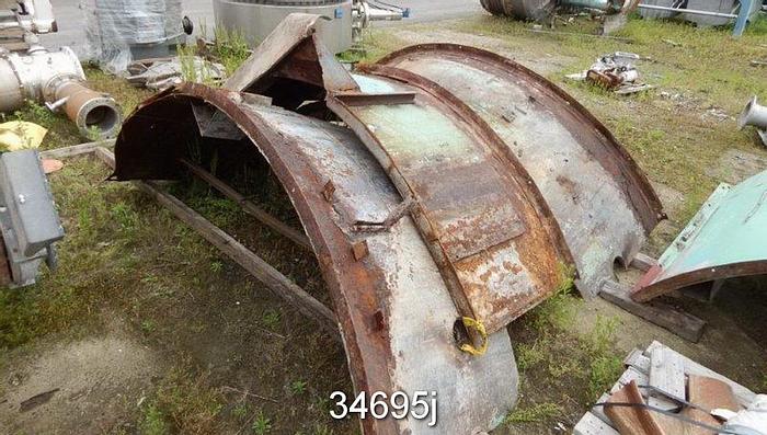 Used Kadant 14' Pulper, 57" Vokes Rotor, Diamond Grip Extraction Plate #34695