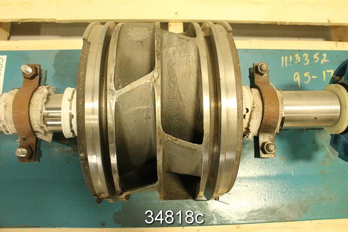 Unused Goulds 3405 10x12x12 Rotating Assembly, 11" Impeller #34818