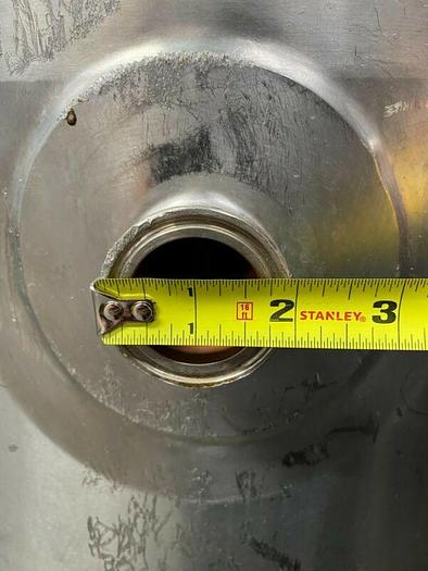 Used LEE 150 Liter Stainless Steel Jacketed 45 PSI Reactor w/ Sight Glass & Valves