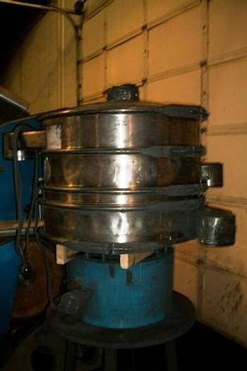 Used 30″ SWECO TYPE SCREENER – 2 DECK – S/S – TOP COVER – #8416