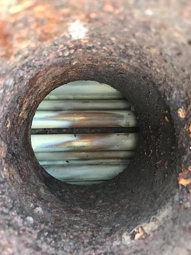 Used Used Southern Heat Exchanger Corp.  Approximately 289 sq ft. 316L stainless steel shell and tube heat exchanger