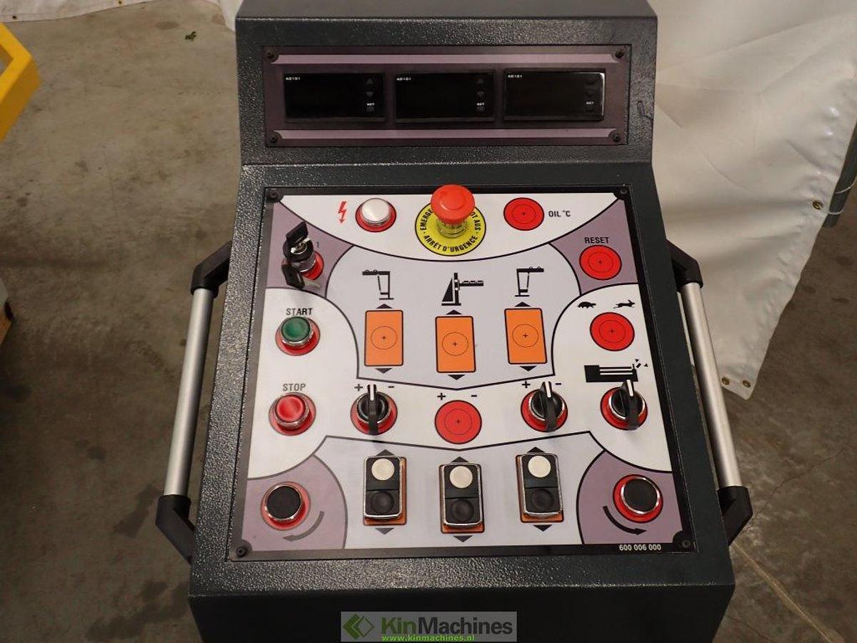 Hydraulische 4-rollen plaatwals KMS 4R HMR 1050×130 (1050 x 6 mm)