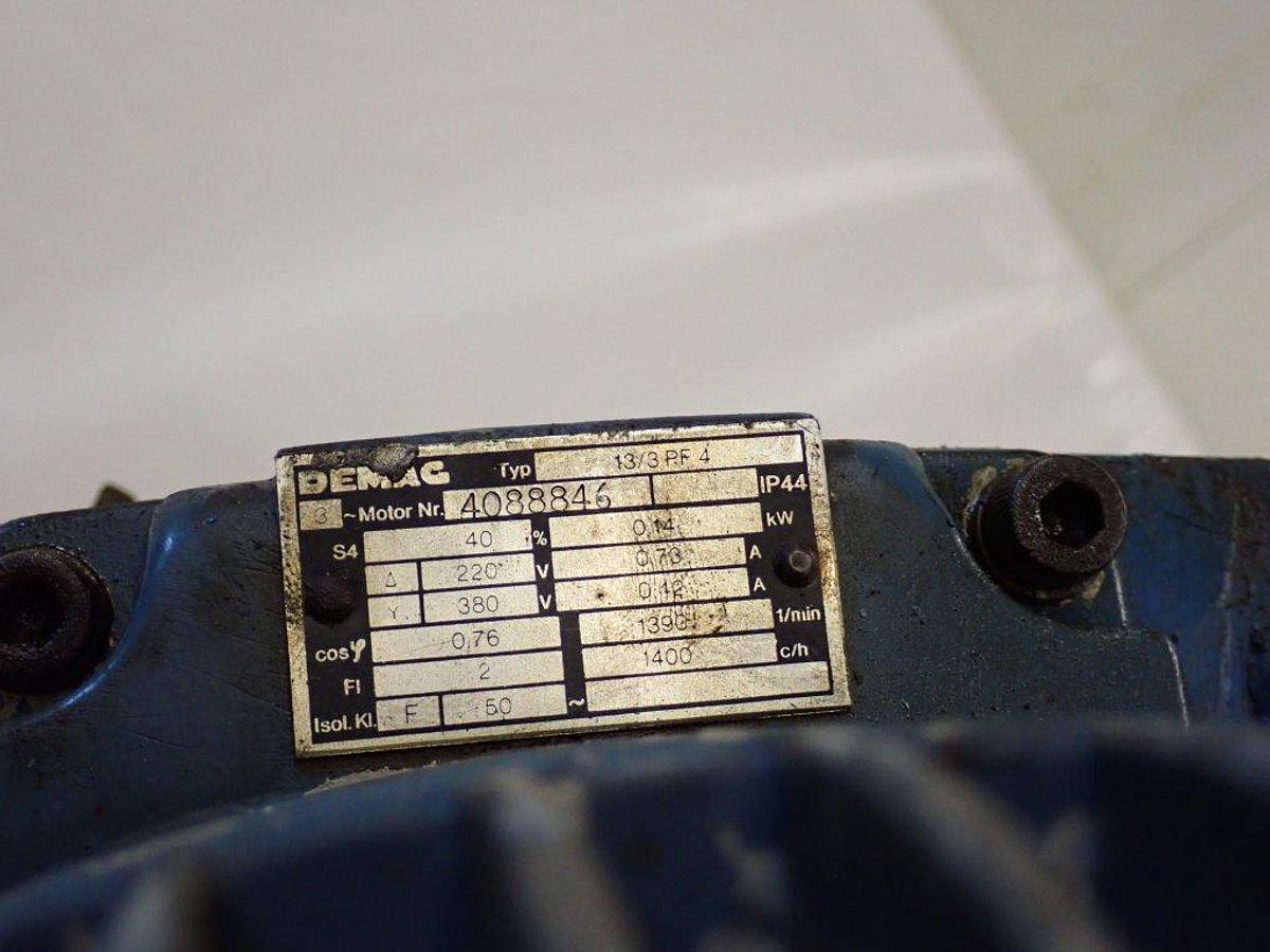 Used Kettingtakel Demag 1000 kg + electrische loopkat