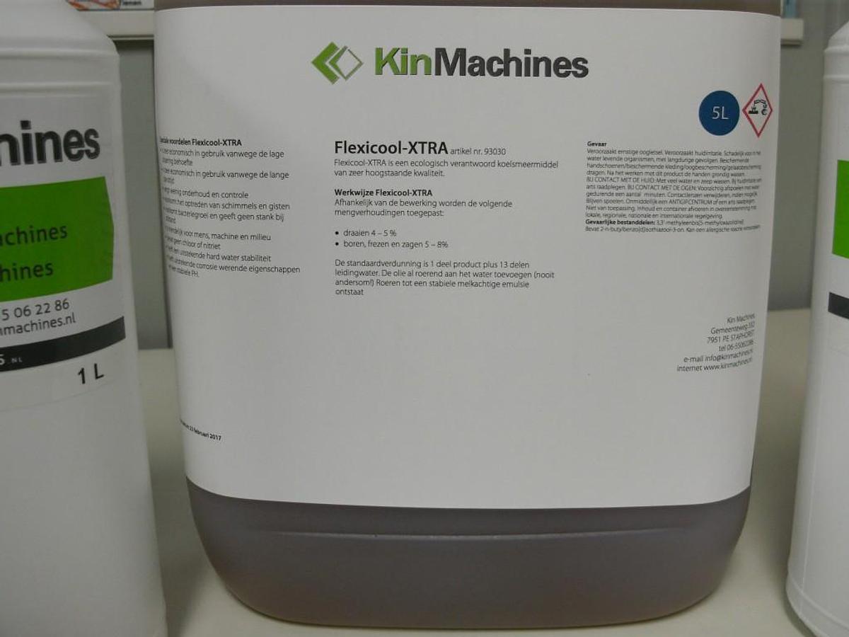 1 ltr. Flexicool-XTRA voor het koelen en smeren bij draaien / boren / frezen / zagen op een ecologisch verantwoorde wijze!
