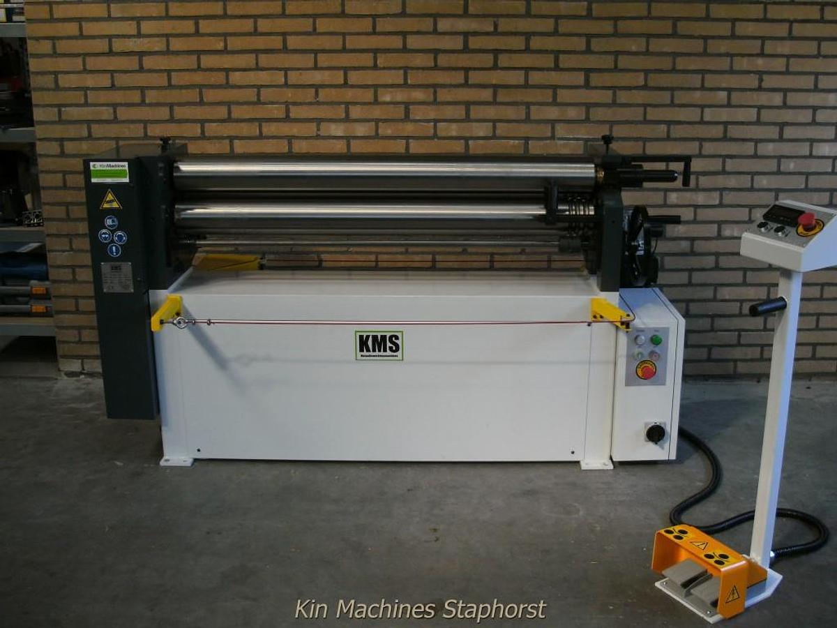 Plaatwals KMS APR-1300×120 (4.5 mm) 3 rollen aangedreven!