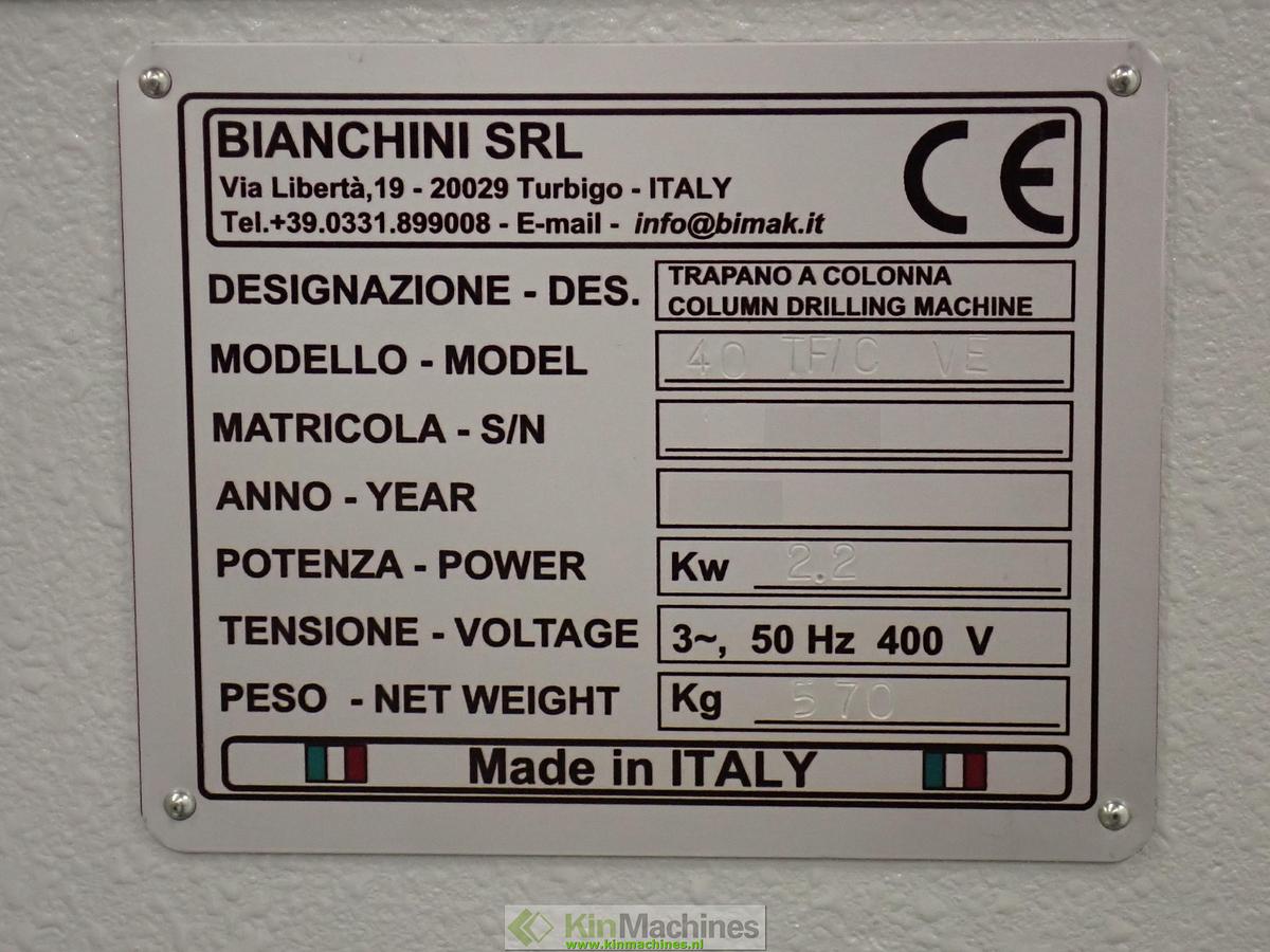 Kolomboormachine | Kruistafel | Speedtronic | Bimak 40 TF/C 