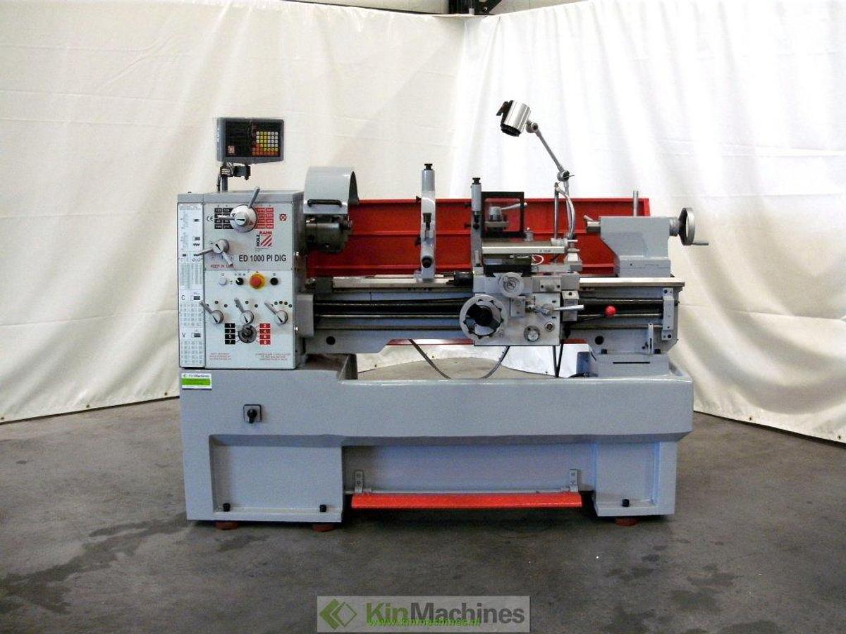 Lathe Holzmann ED1000PIDIG_400V with digital readout.