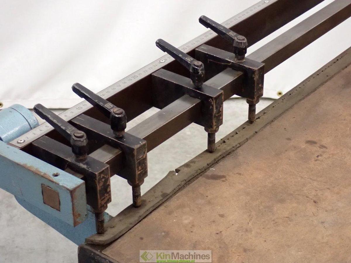 Gebruikt Aftekentafel zink | Zinkbewerking | Pneumatisch bediend | Kader B.V. | Geska 2