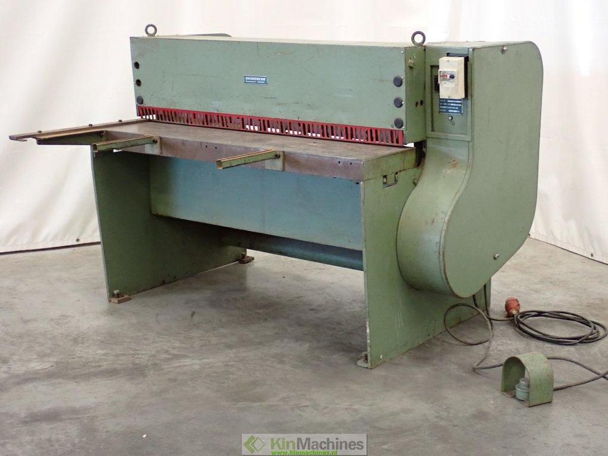 Used Plate shears Bronswerk BFS 1220×2 mm