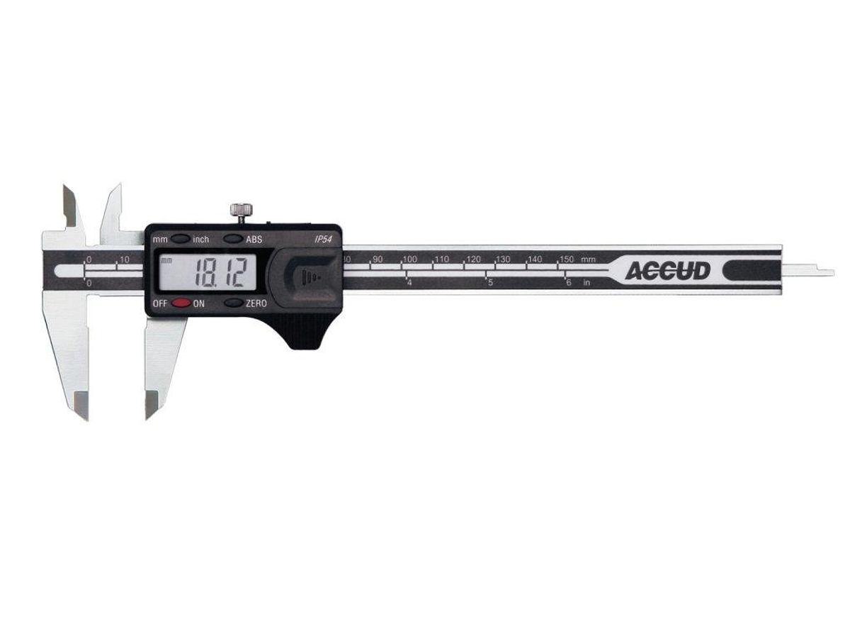 Digital calipers 0 - 150 mm | Glass ruler | IP54 | ACCUD
