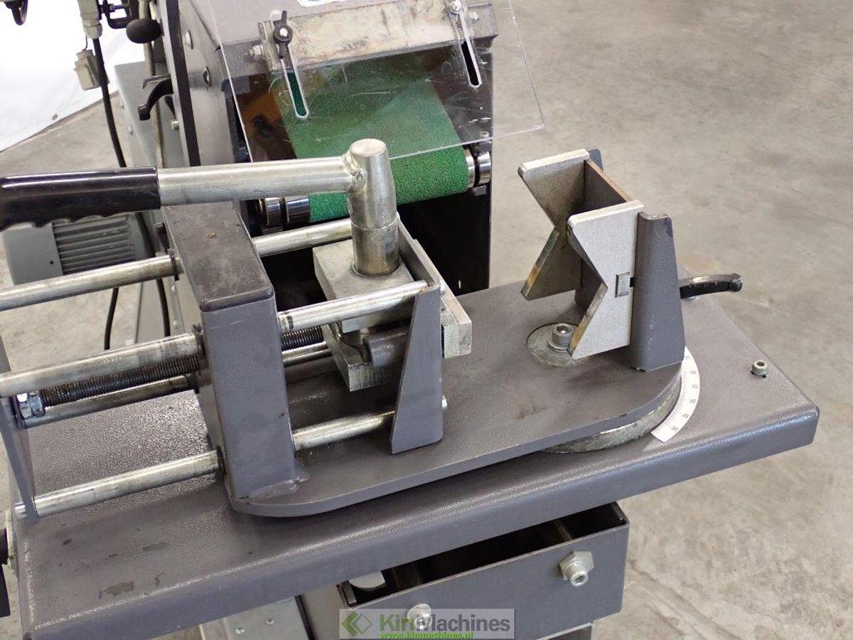 Used Grit by Fein: belt sander GI 150 2H on stand GIBE + Pipe notcher GIR