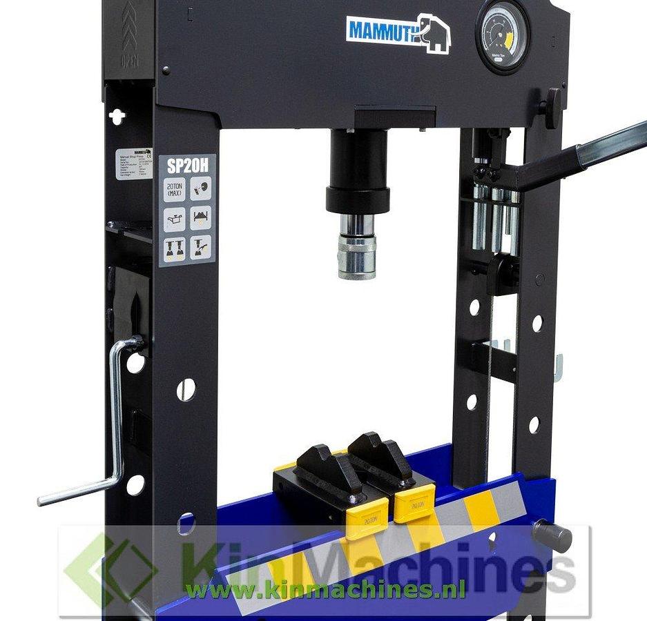 Werkplaatspers Mammuth 20 Ton handbediend