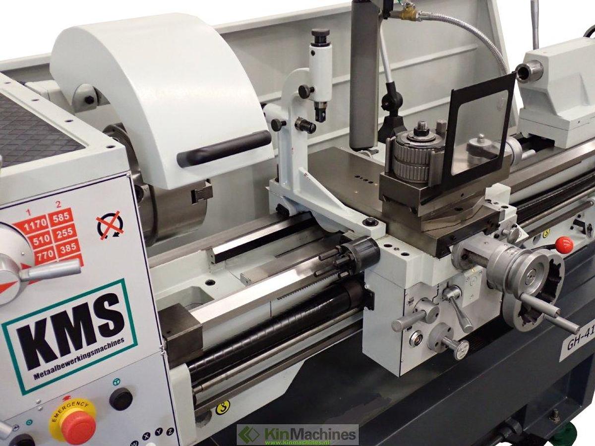Lathe KMS GH-410 with digital readout. Cap.: Ø410 x 1000 mm.