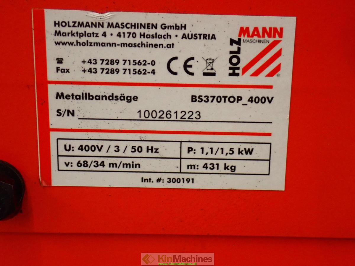 Gebruikt Bandzaagmachine Holzmann BS 370 TOP