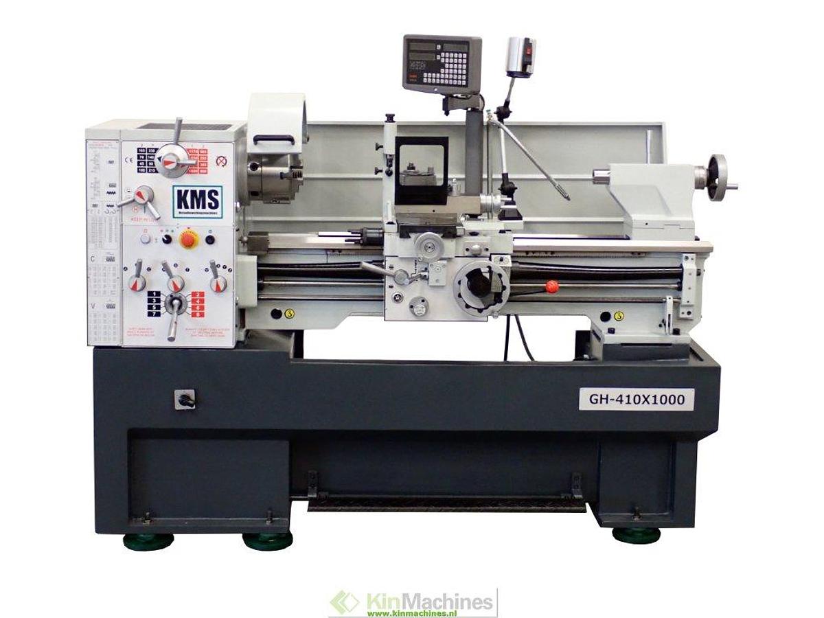 Lathe KMS GH-410 with digital readout. Cap.: Ø410 x 1000 mm.