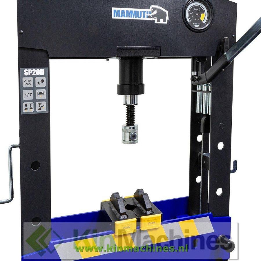 Werkplaatspers Mammuth 20 Ton handbediend