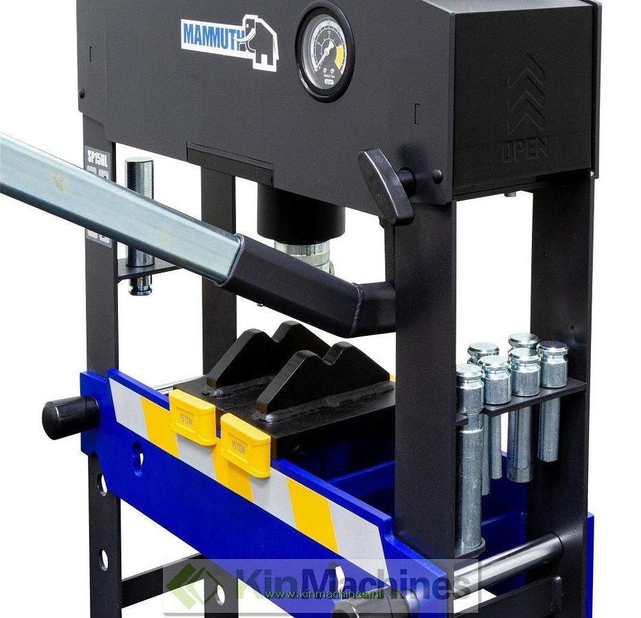 Werkplaatspers Mammuth 15 Ton handbediend (tafelmodel)