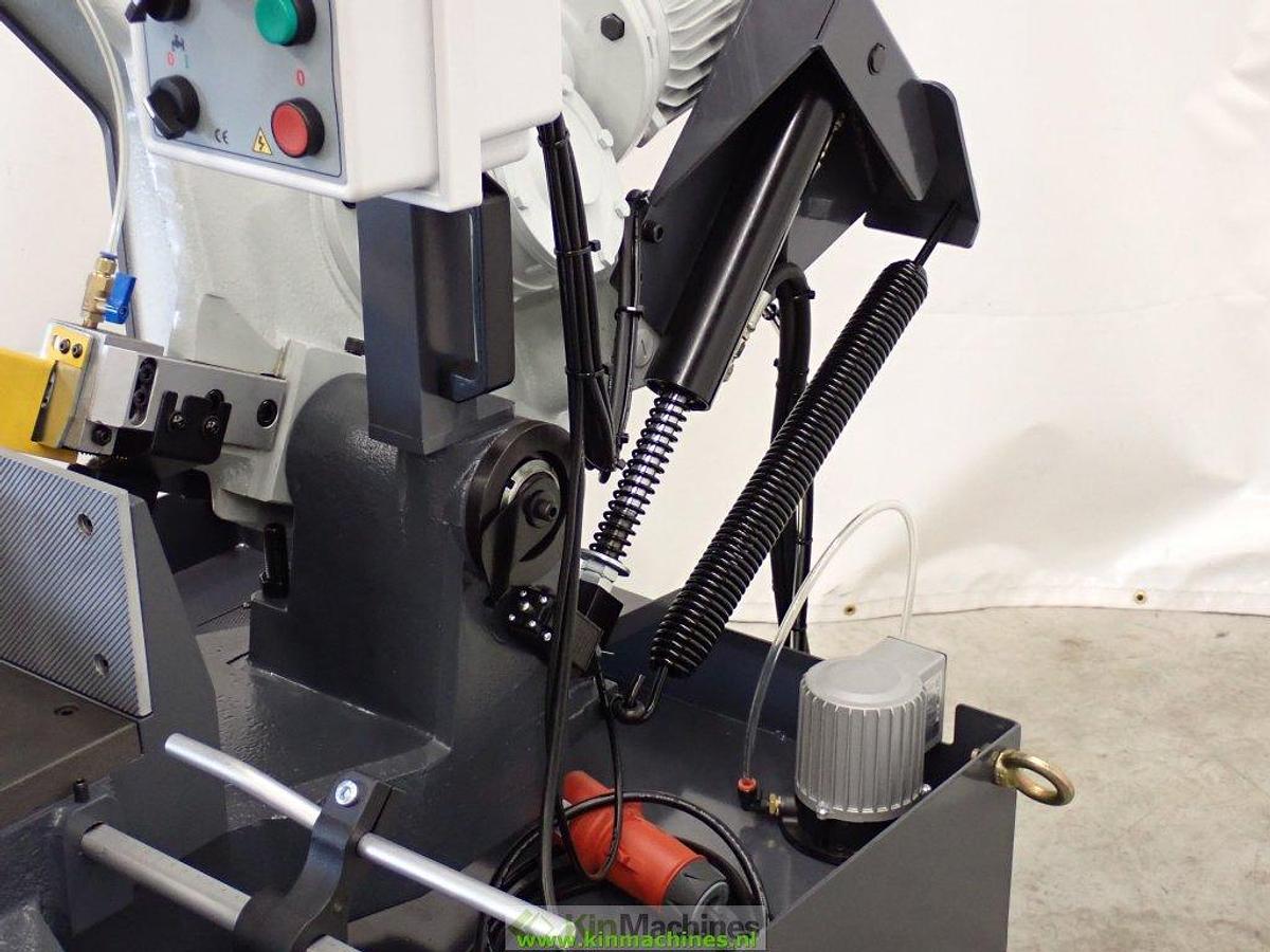 Bandzaagmachine KMS CY-350A, dubbel verstek, 2 zaagsnelheden, Capaciteit Ø 270 mm