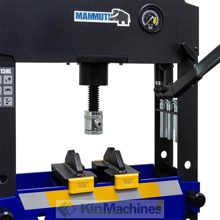 Werkplaatspers Mammuth 15 Ton handbediend (tafelmodel)