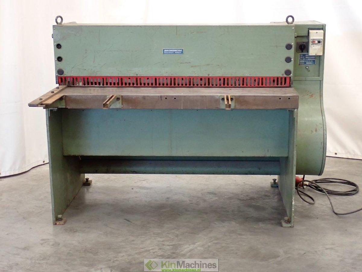 Gebruikt Plaatschaar Bronswerk BFS 1220×2 mm