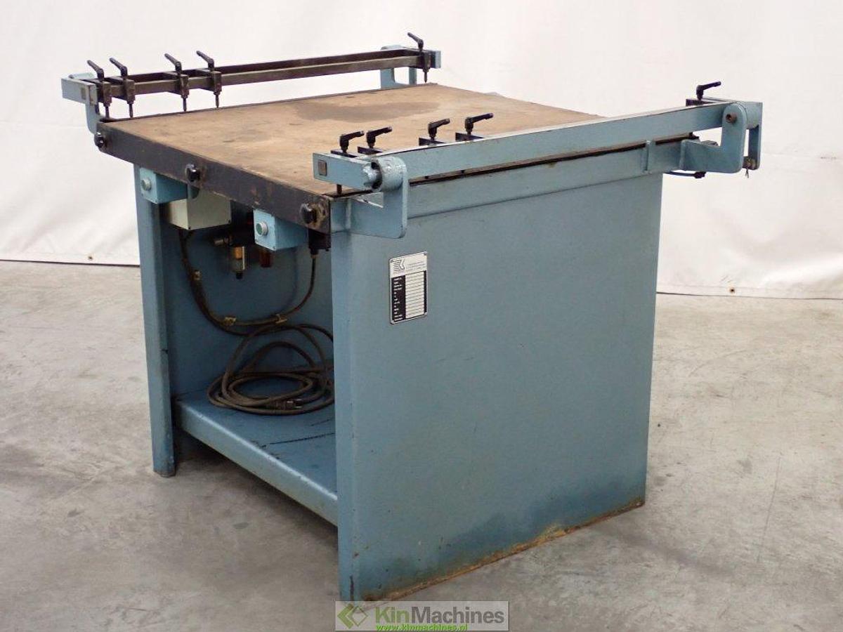 Gebruikt Aftekentafel zink | Zinkbewerking | Pneumatisch bediend | Kader B.V. | Geska 2