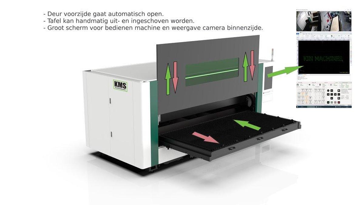 Lasersnijmachine | Fiberlaser KMS OR-S 1530