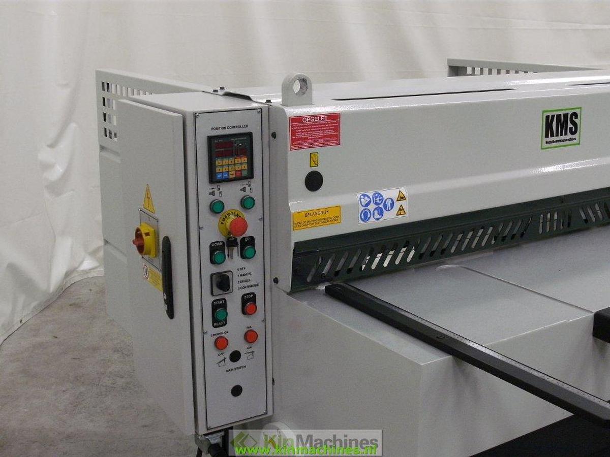 Plaatschaar / Guillotineschaar | KMS PLSFR 13203 | Capaciteit 1360×3 mm | Uitvoer voorzijde