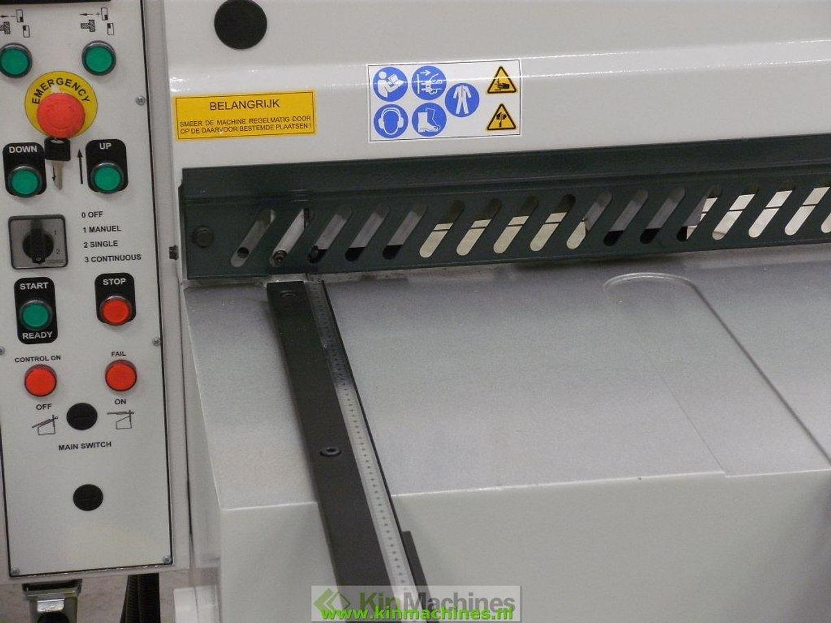 Plaatschaar / Guillotineschaar | KMS PLSFR 13203 | Capaciteit 1360×3 mm | Uitvoer voorzijde