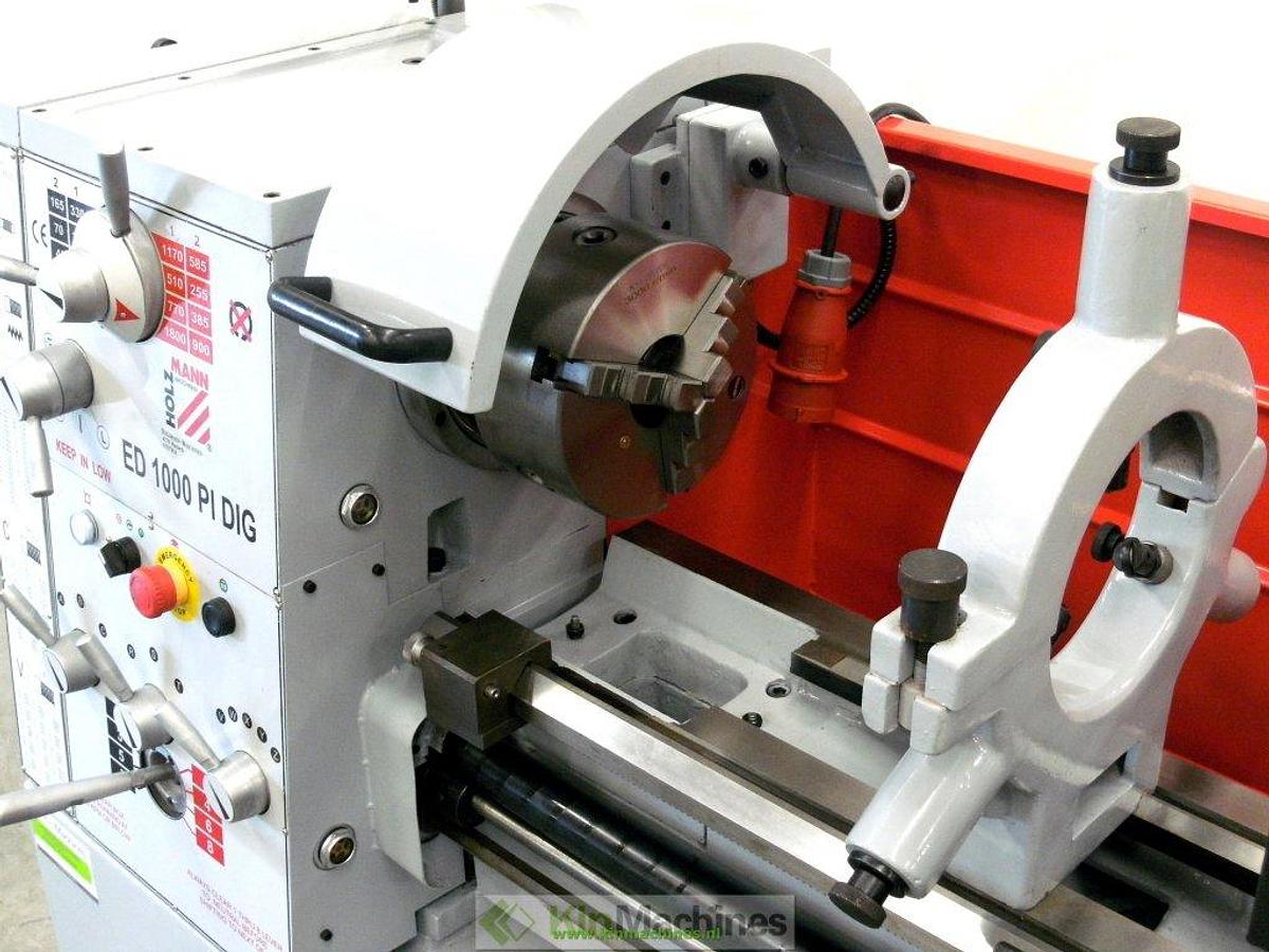 Draaibank Holzmann ED1000PIDIG_400V met digitale uitlezing.