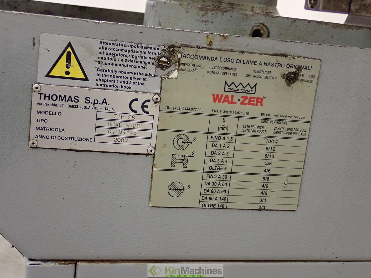 Gebruikt Bandzaagmachine Thomas Zip 28 Dual Mode