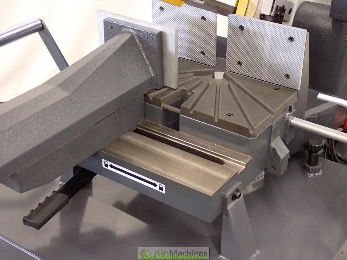 Bandzaagmachine KMS CY-350A, dubbel verstek, 2 zaagsnelheden, Capaciteit Ø 270 mm