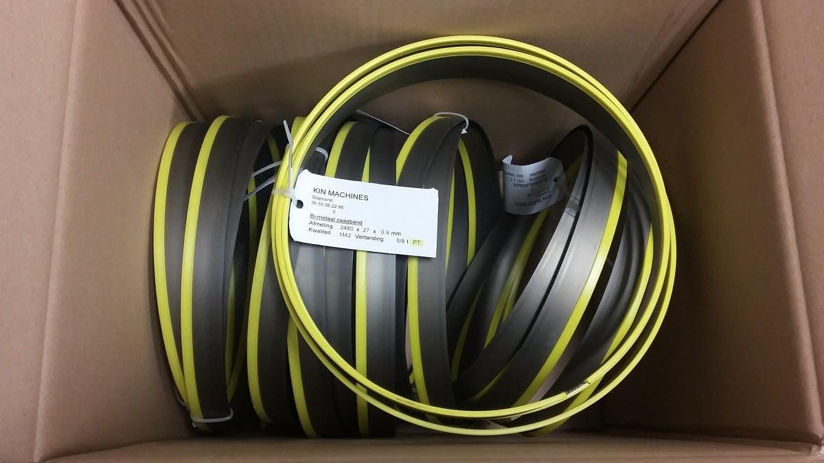 Saw bands from stock and available to order