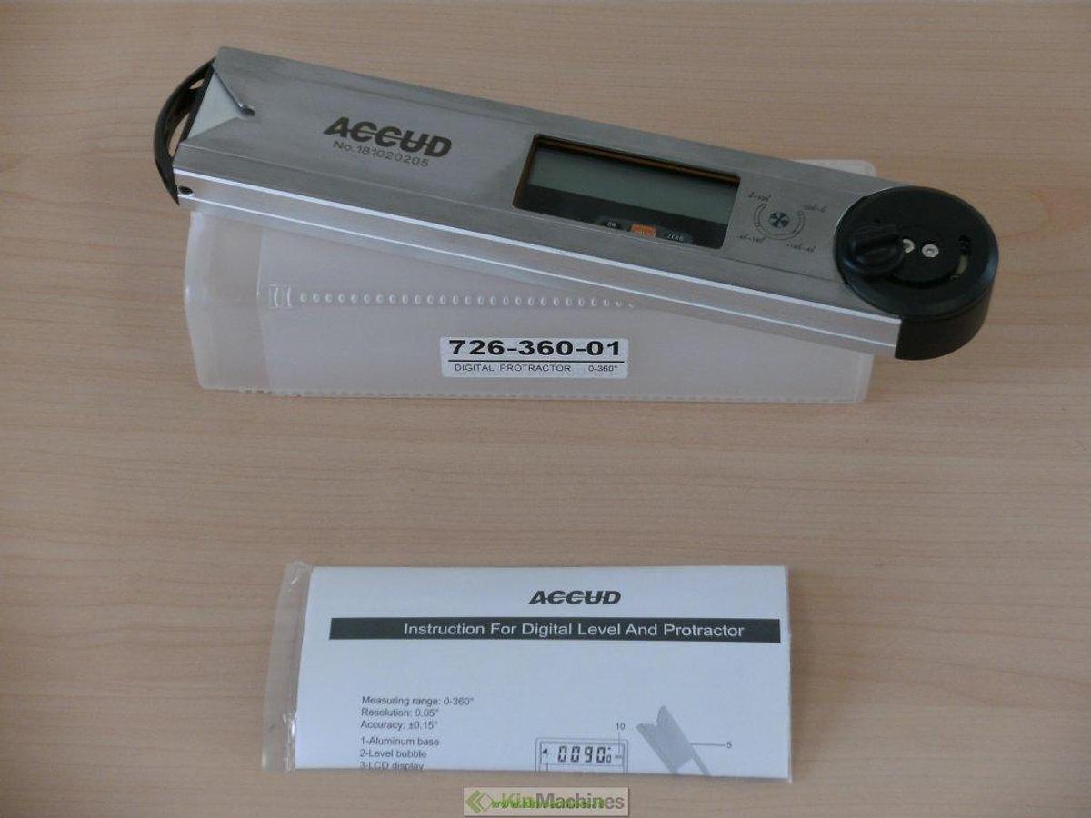 Gradenboog Digitaal met geïntegreerde waterpas | ACCUD