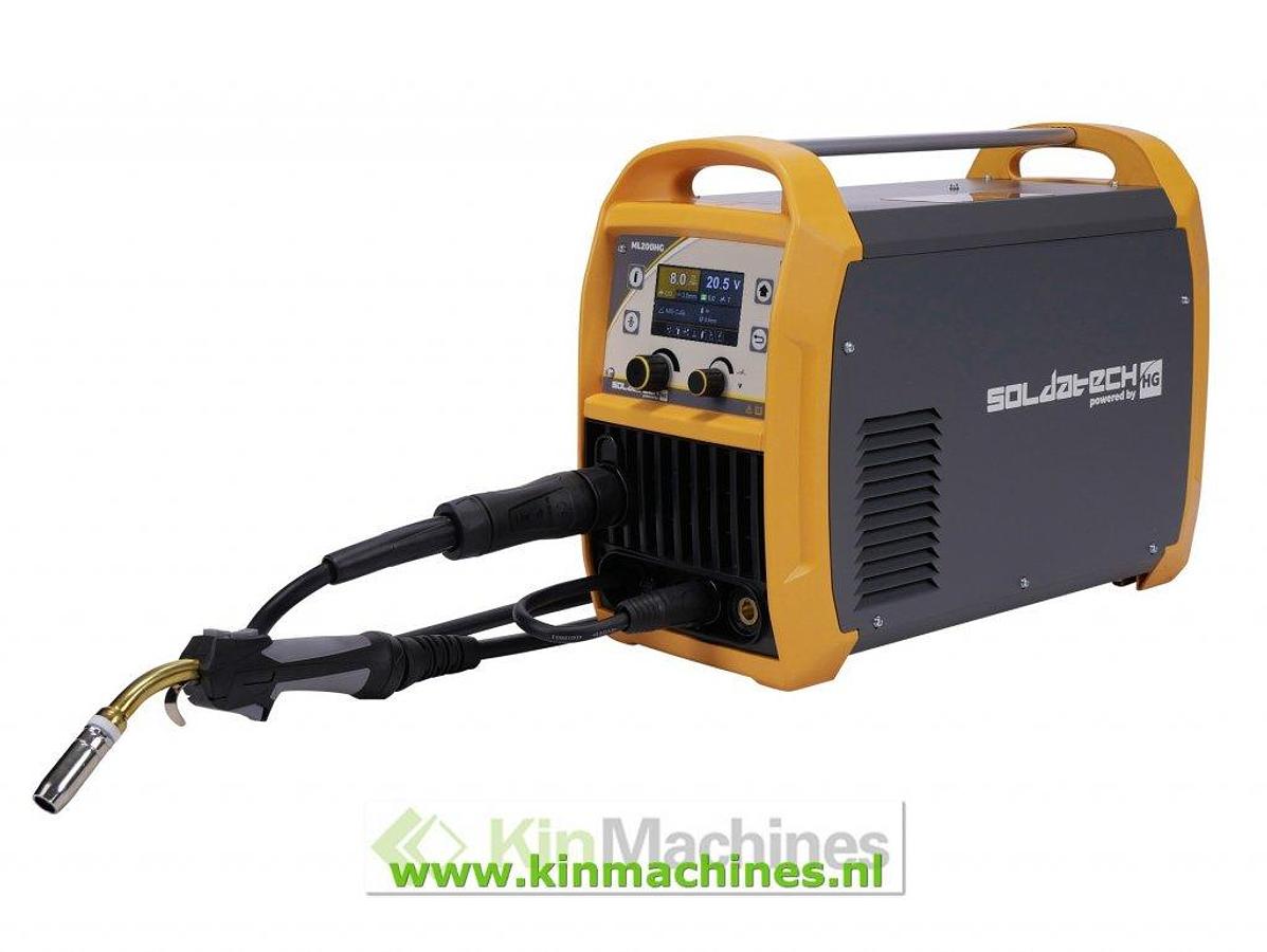 MIG MAG Lasapparaat | 200A | Soldatech ML200HG | Synergetisch