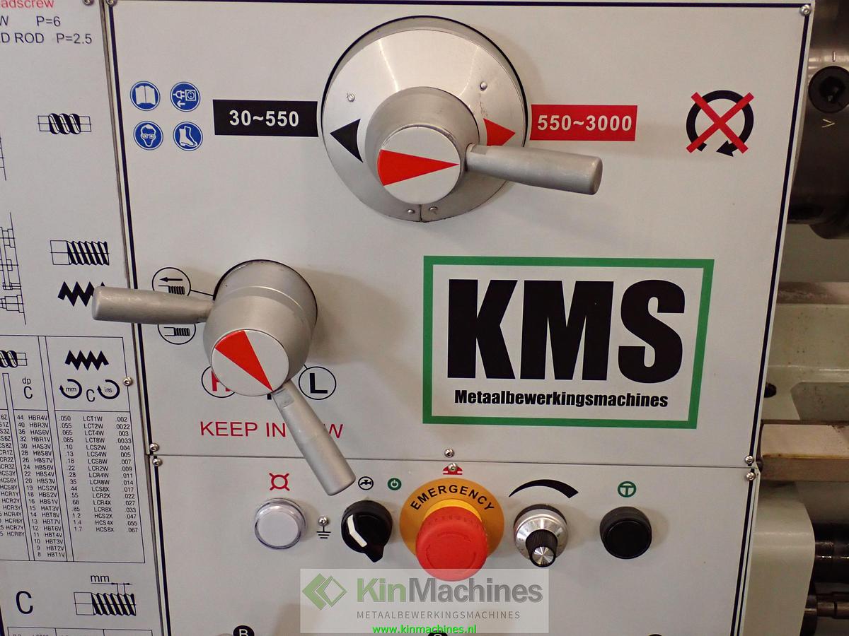 Draaibank KMS GH-410V / 1000 | Variabel toerental | Ø 410 mm | Doorlaat 52 mm