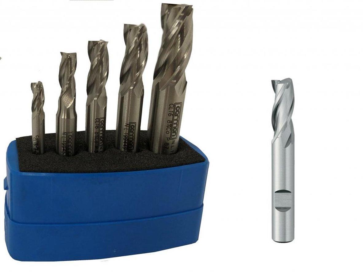 Set Carmon HSS-CO8 universal cutters 3-cutters