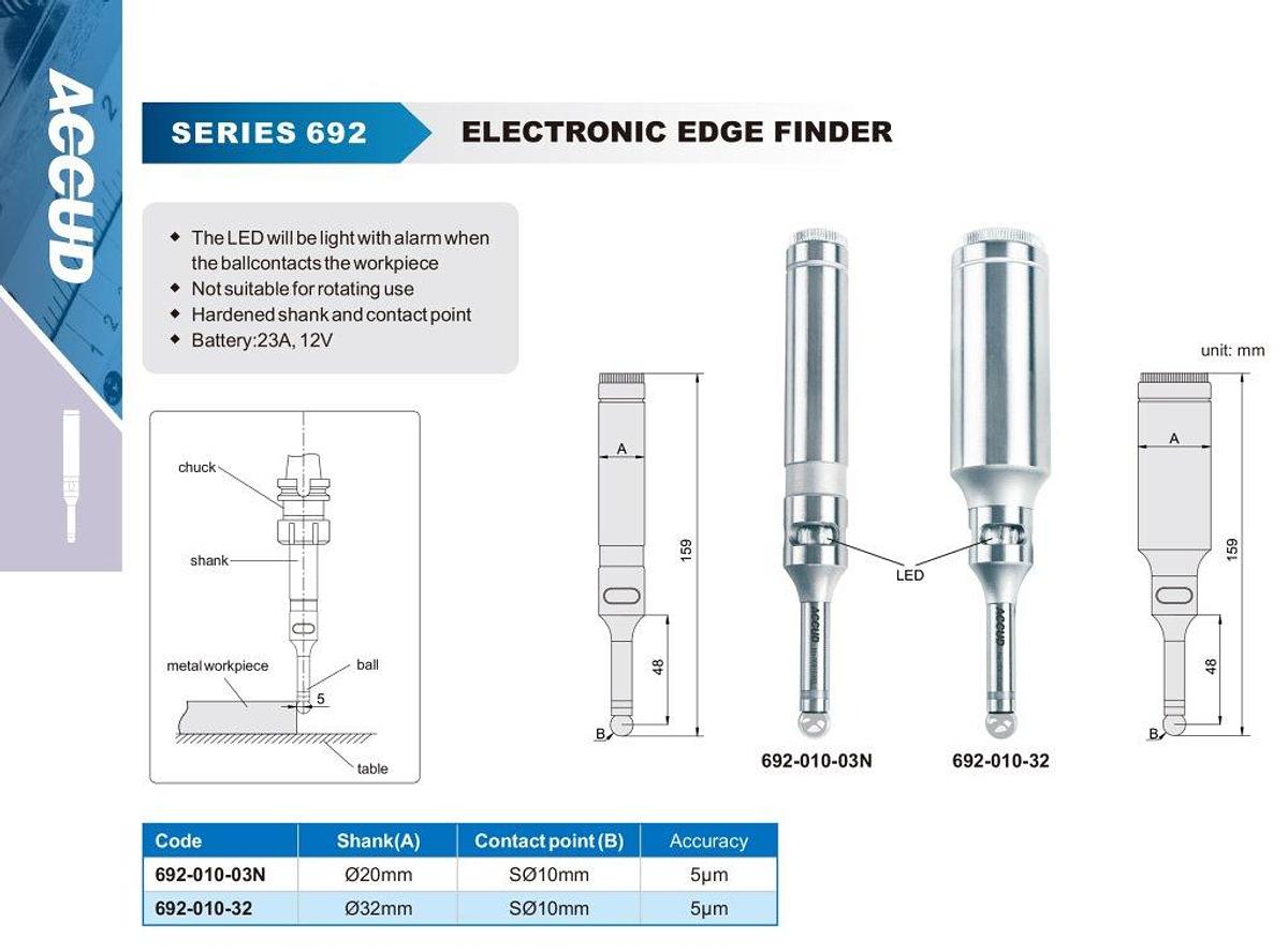 Kantentaster Elektrisch met Led en geluid | ACCUD