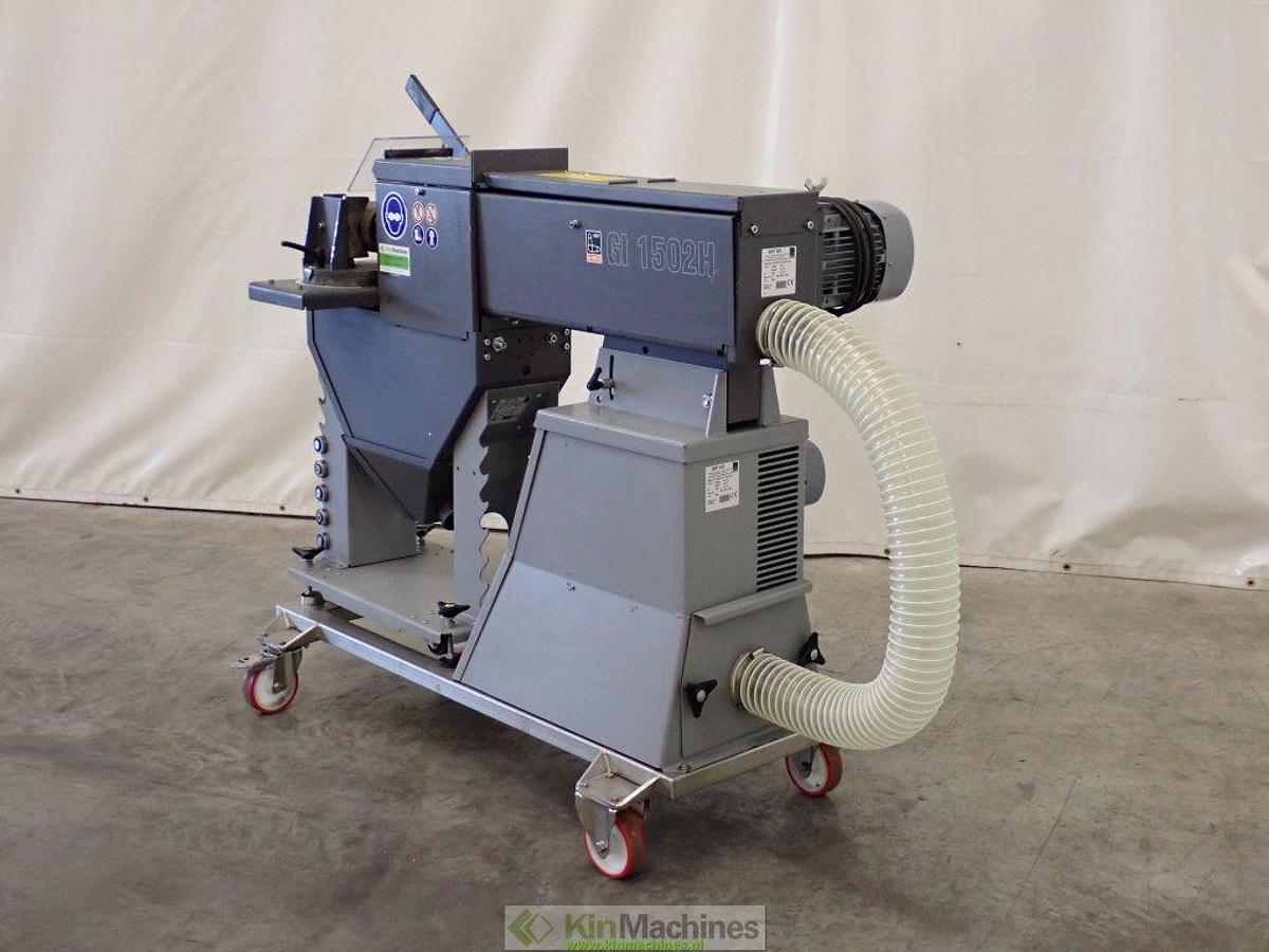 Used Grit by Fein: belt sander GI 150 2H on stand GIBE + Pipe notcher GIR
