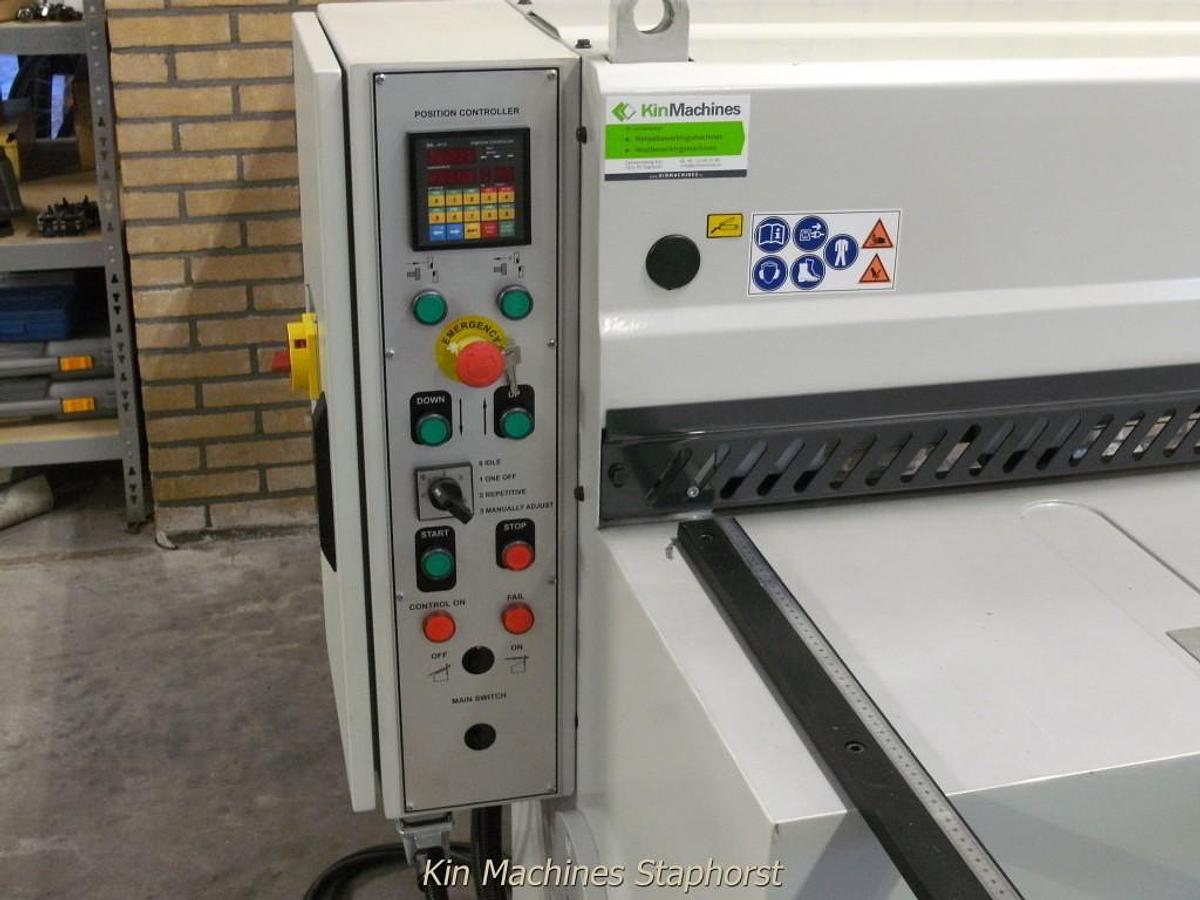 Plaatschaar / Guillotineschaar | KMS PLS 13603 | Capaciteit 1360×3 mm | NC bediende achteraanslag
