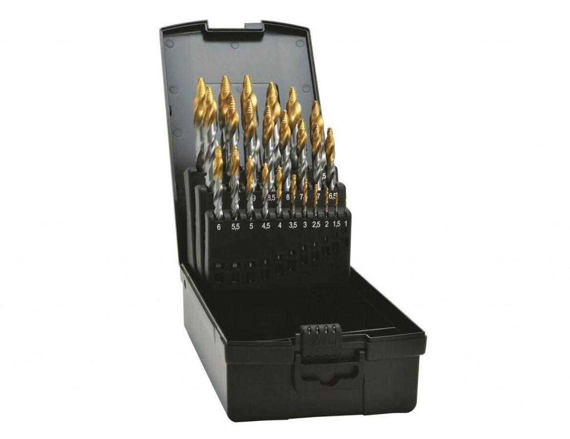 HSS Advancedline Spiraalborenset met speciale STEP-technologie | 1 - 13 mm | 25-dlg