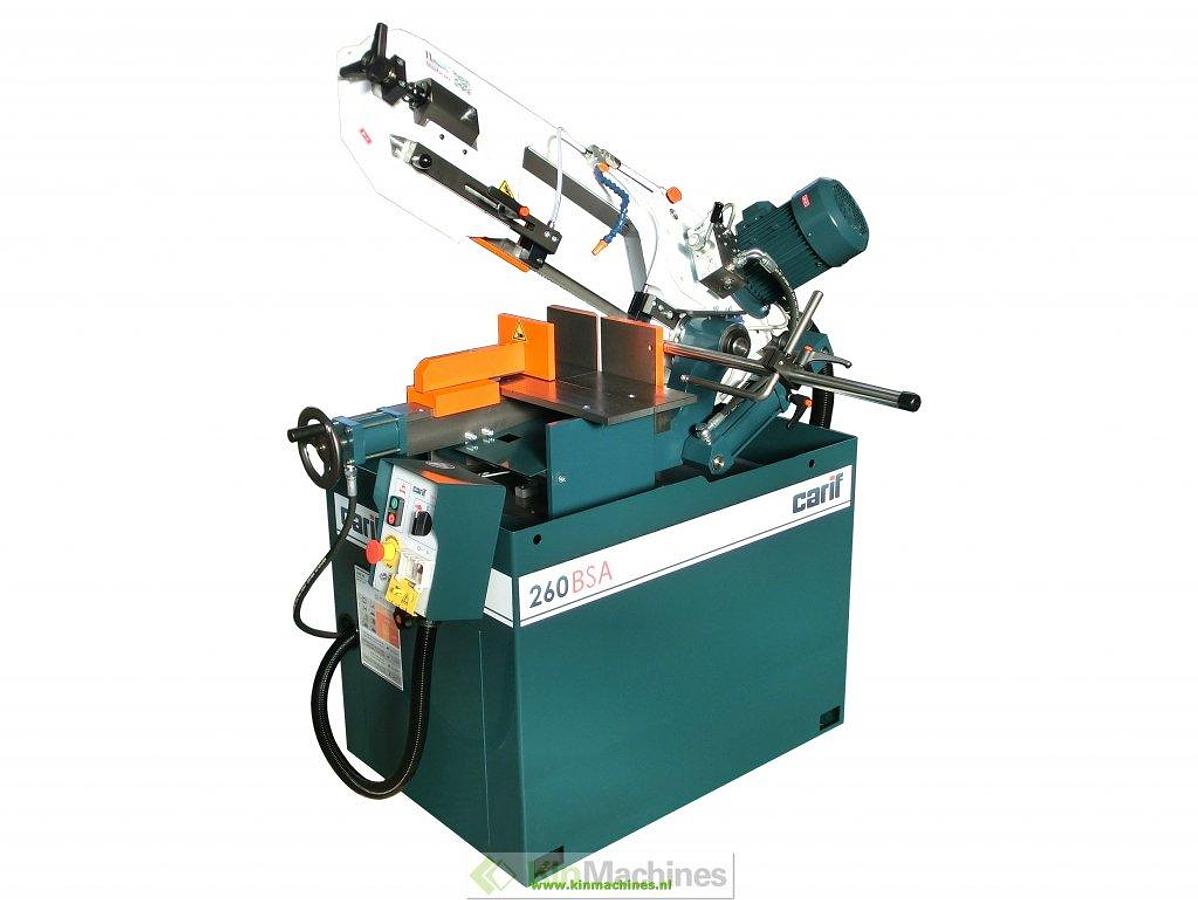 Semi-automatic band saw machine Carif 260 BSA/2