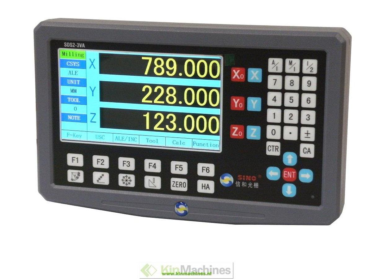 Display Sino LCD SDS2-3VA for 3-axis readout system