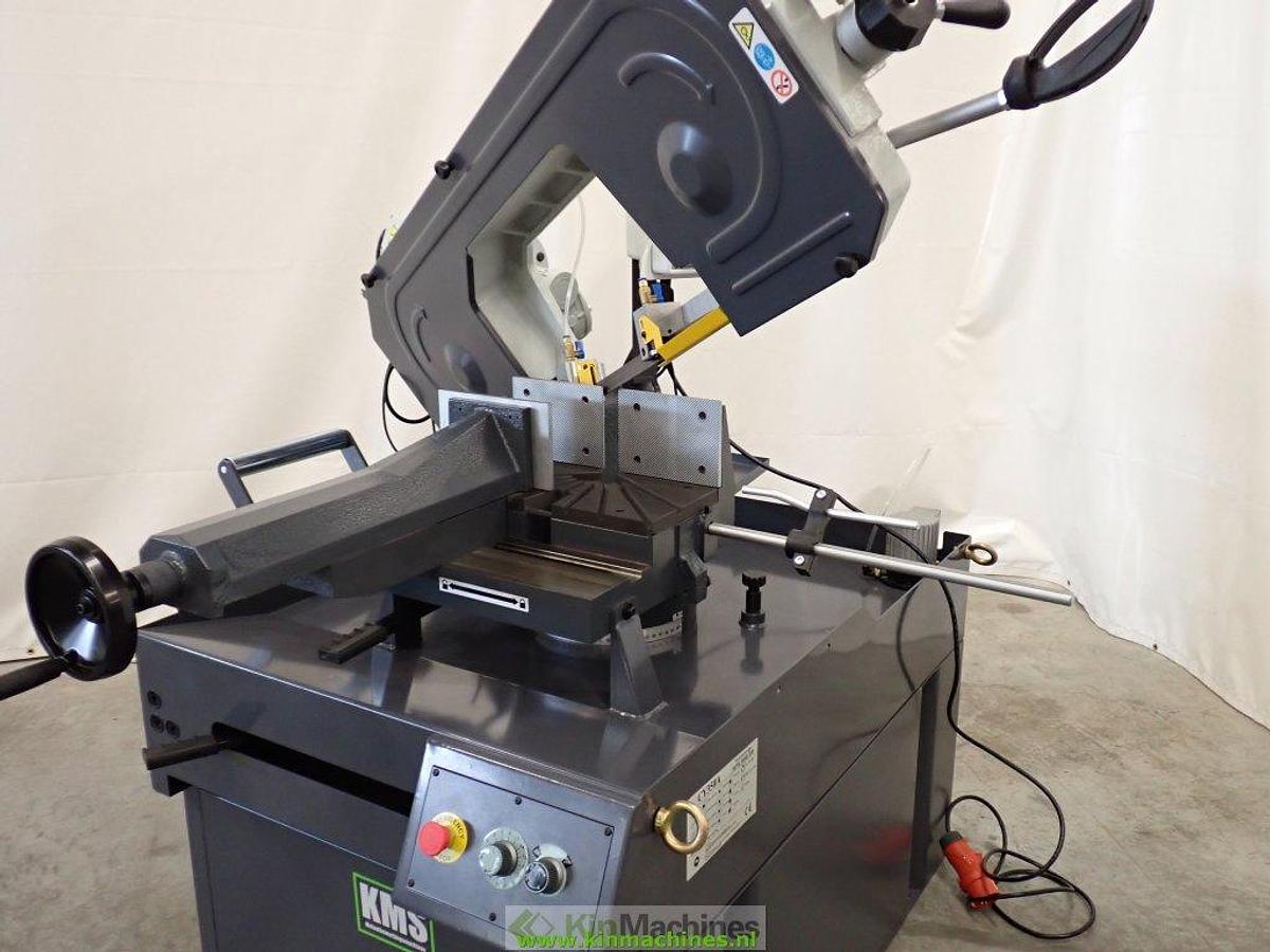 Bandzaagmachine KMS CY-350A, dubbel verstek, 2 zaagsnelheden, Capaciteit Ø 270 mm