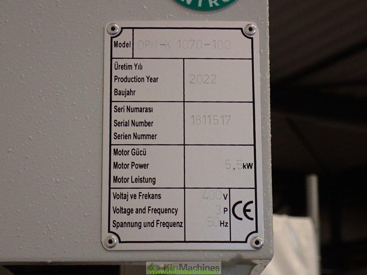 Werkplaatspers | Hydraulische pers | KMS DPM-K 1070/100 | 100 ton