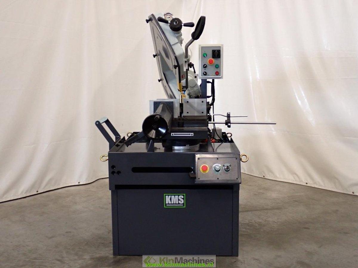 Bandzaagmachine KMS CY-350A, dubbel verstek, 2 zaagsnelheden, Capaciteit Ø 270 mm